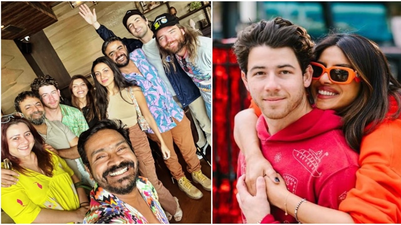 Nick Jonas disfruta del tiempo en Mumbai con el hermano de su esposa Priyanka Chopra, Siddharth, su rumoreada novia Neelam: PIC