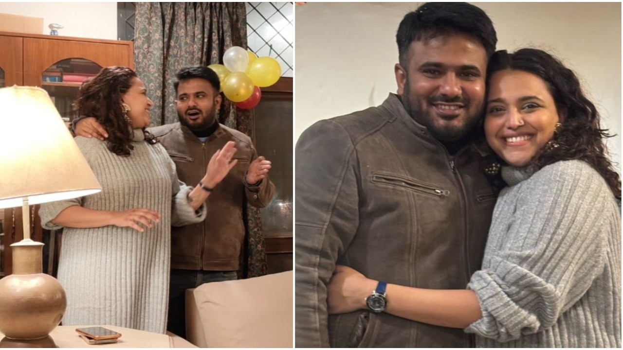 FOTOS: Swara Bhasker disfruta de una noche de ‘asados ​​y brindis’ en ‘Raabu Ke Abbu’, cumpleaños de su esposo Fahad Ahmad