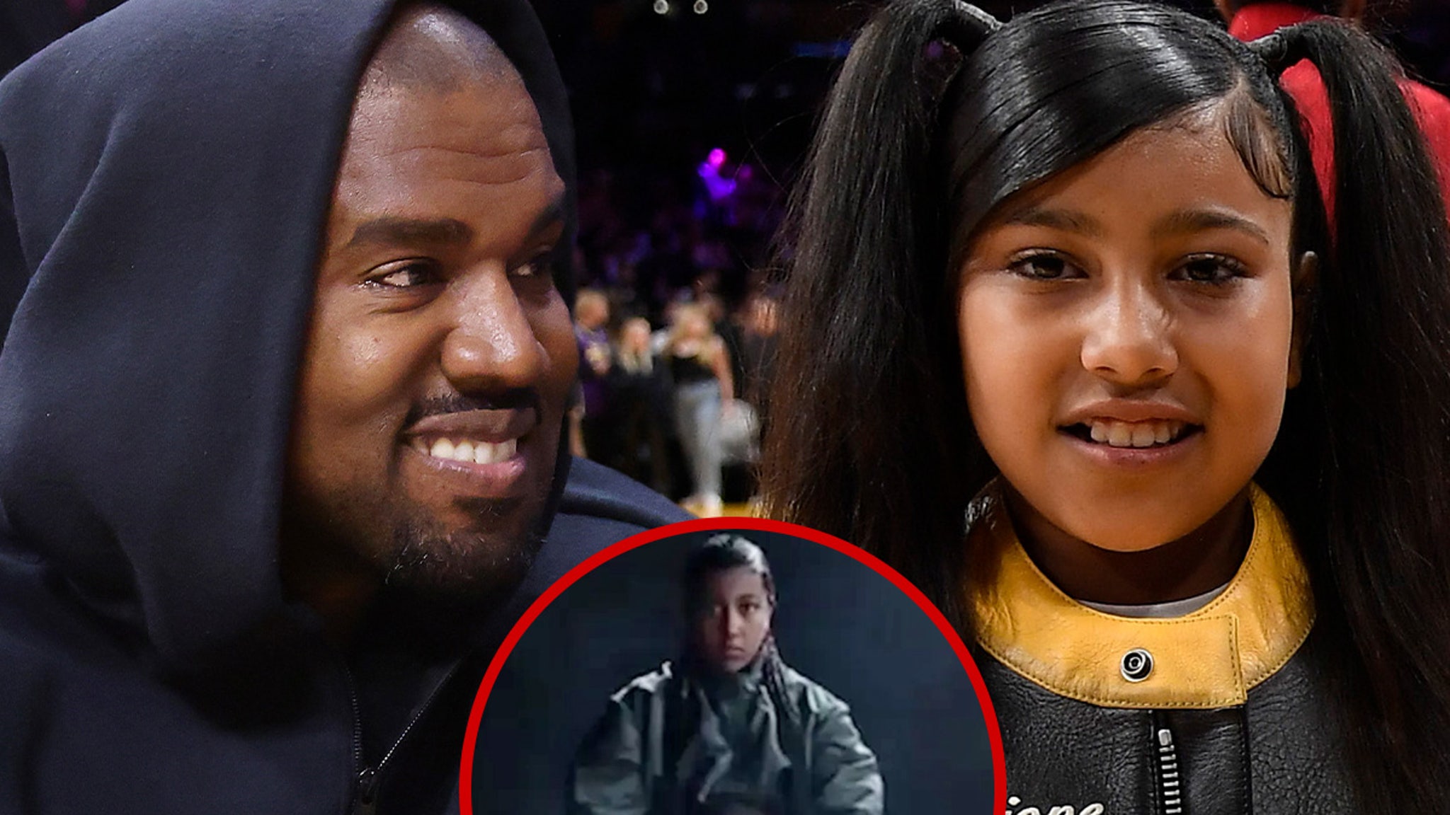 Kanye West presenta a su hija North en el vídeo musical de la nueva canción ‘Vultures’