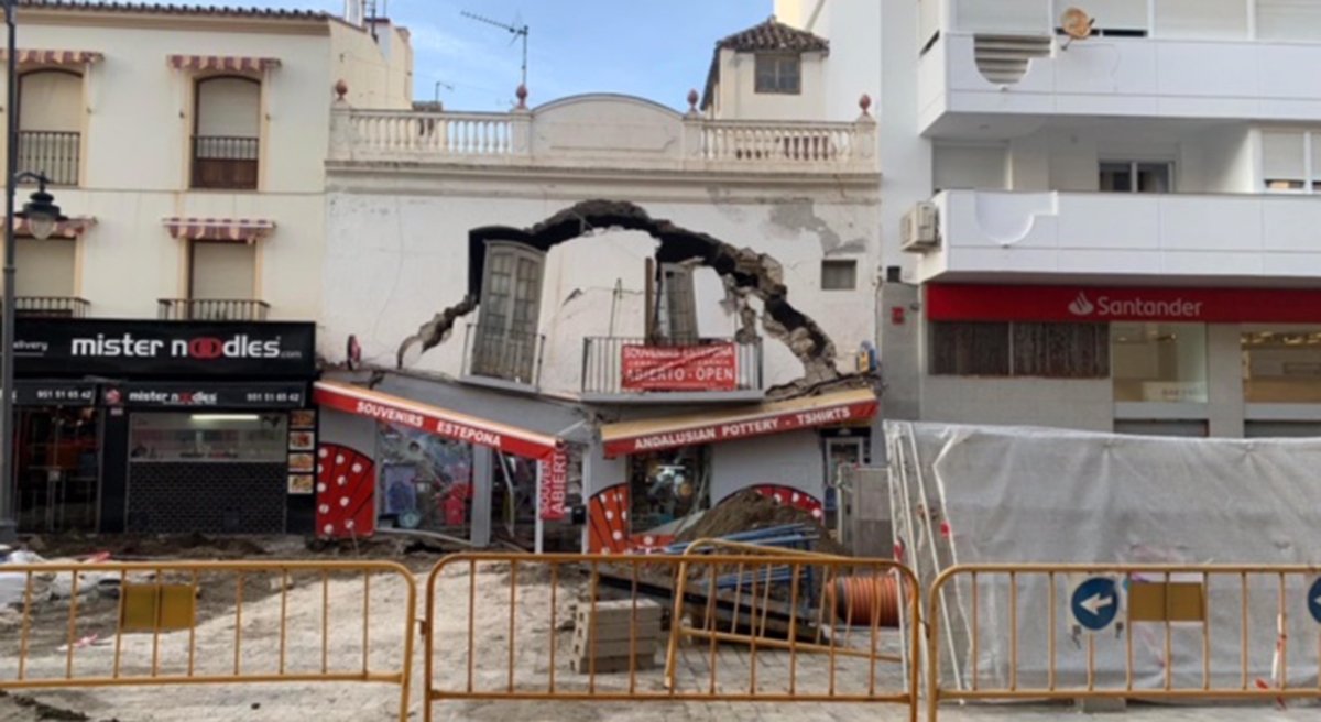 Se derrumba edificio en Estepona « Euro Weekly News