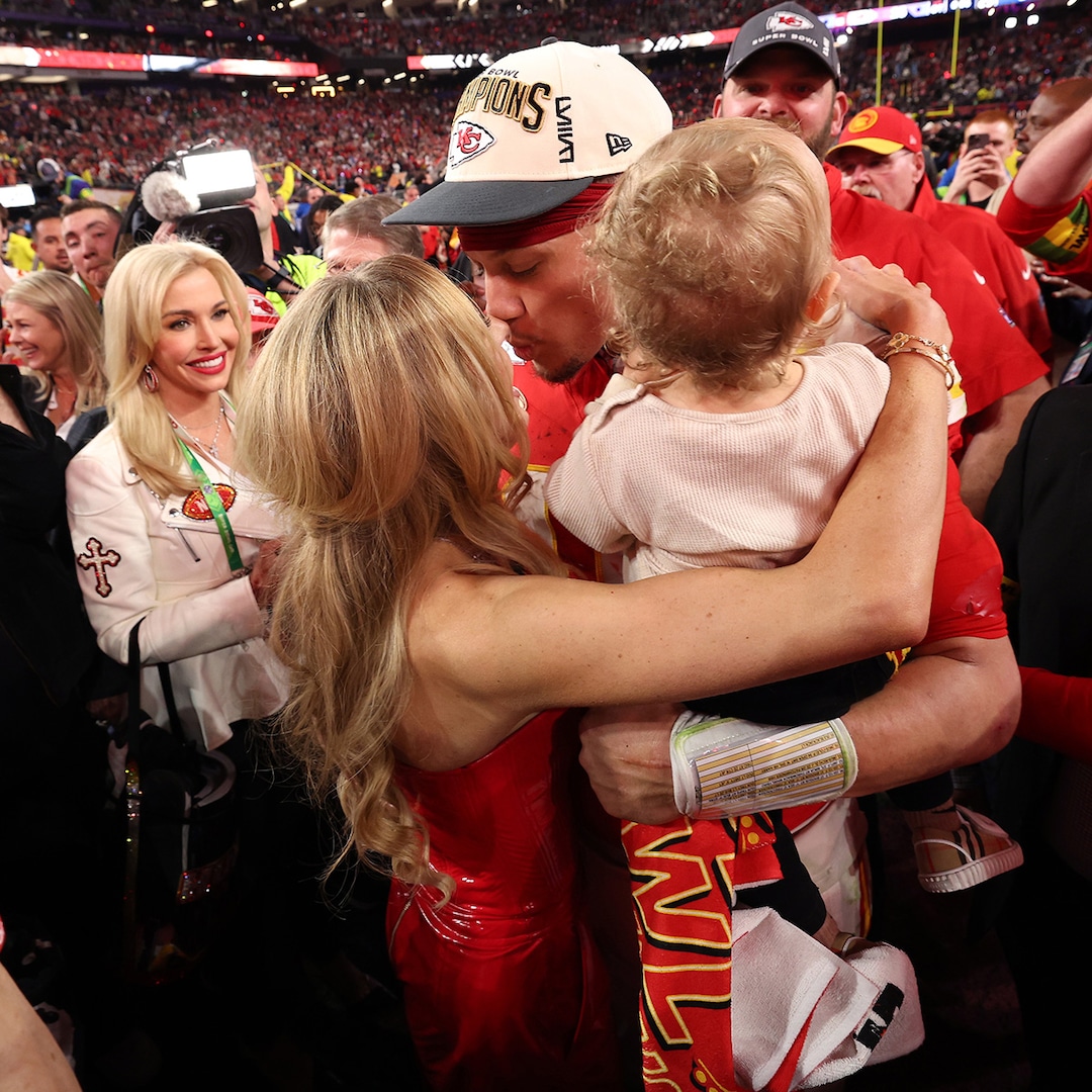 Vea la adorable celebración del Super Bowl de Patrick y Brittany Mahomes
