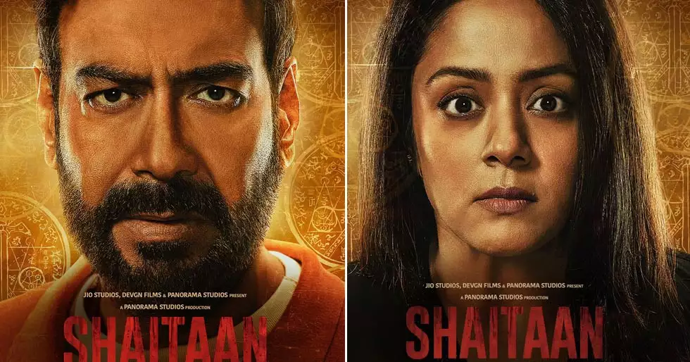 Shaitaan: Ajay Devgn y Jyotika comparten intensos carteles de personajes