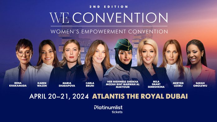 Maria Sharapova y Carla Bruni encabezarán la Convención WE 2024 de Dubái