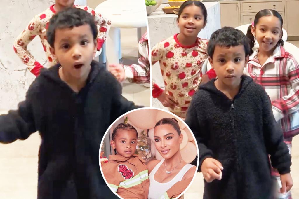 Seguidores no reconocen al hijo de 4 años de Kim Kardashian, Psalm, en video