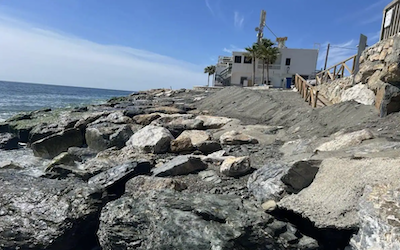 Polopos quiere que se restaure la playa |  Noticias Gaceta Costa Tropical