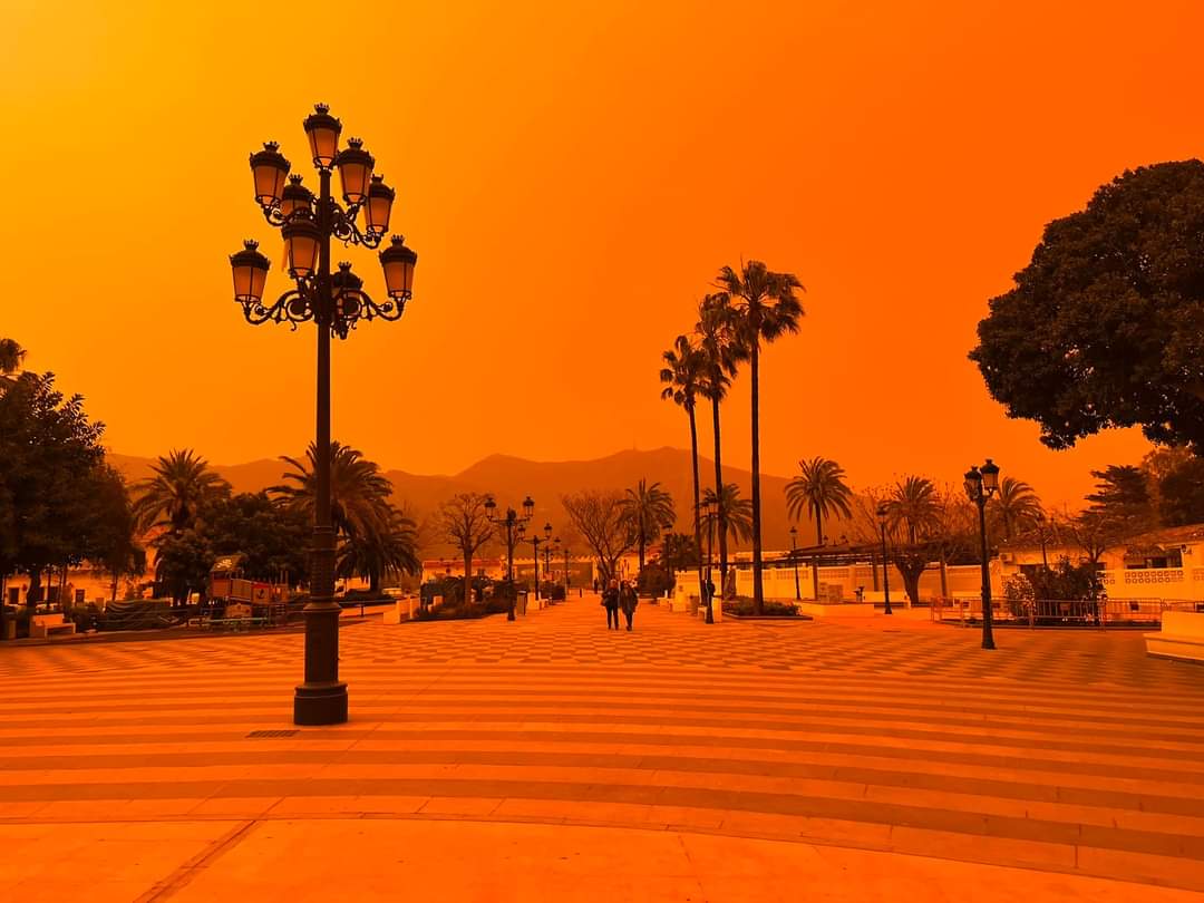 Aviso de polvo sahariano para el sur de España: mañana llegará un fenómeno meteorológico procedente de África