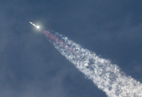 El cohete Starship de SpaceX alcanzó alturas récord antes de perderse