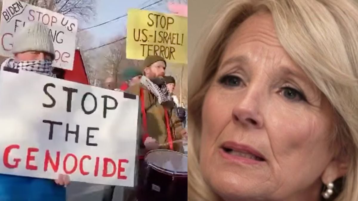 Jill Biden humillada cuando la recibieron manifestantes en un evento de recaudación de fondos en Vermont