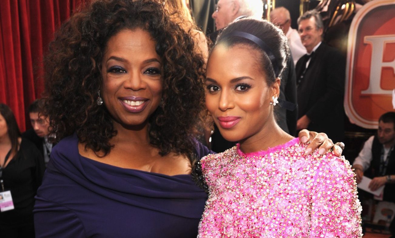 Video muestra que Kerry Washington NO se negó a saludar a Oprah