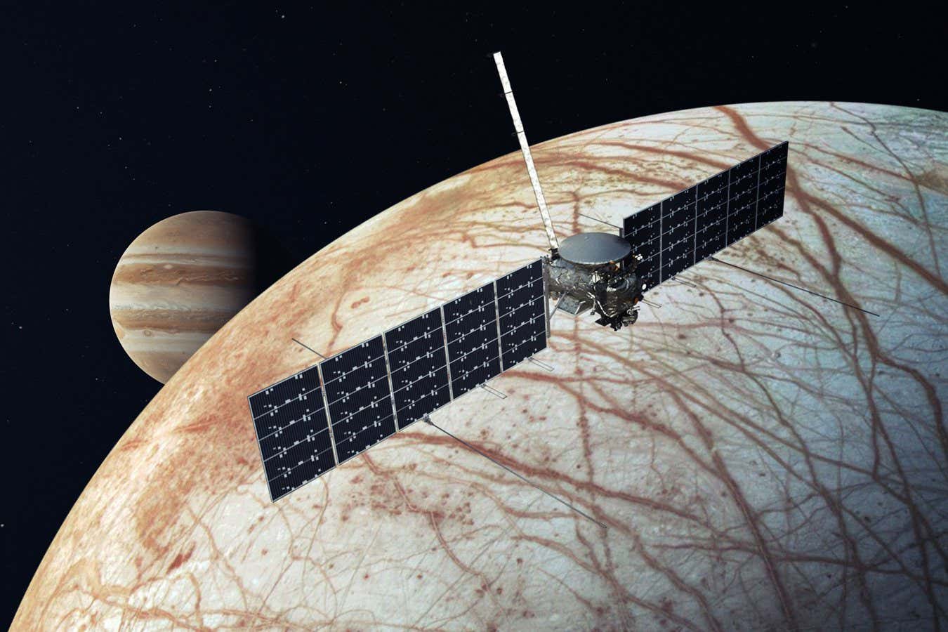 Vea los mensajes que la NASA está enviando a Europa, la luna helada de Júpiter