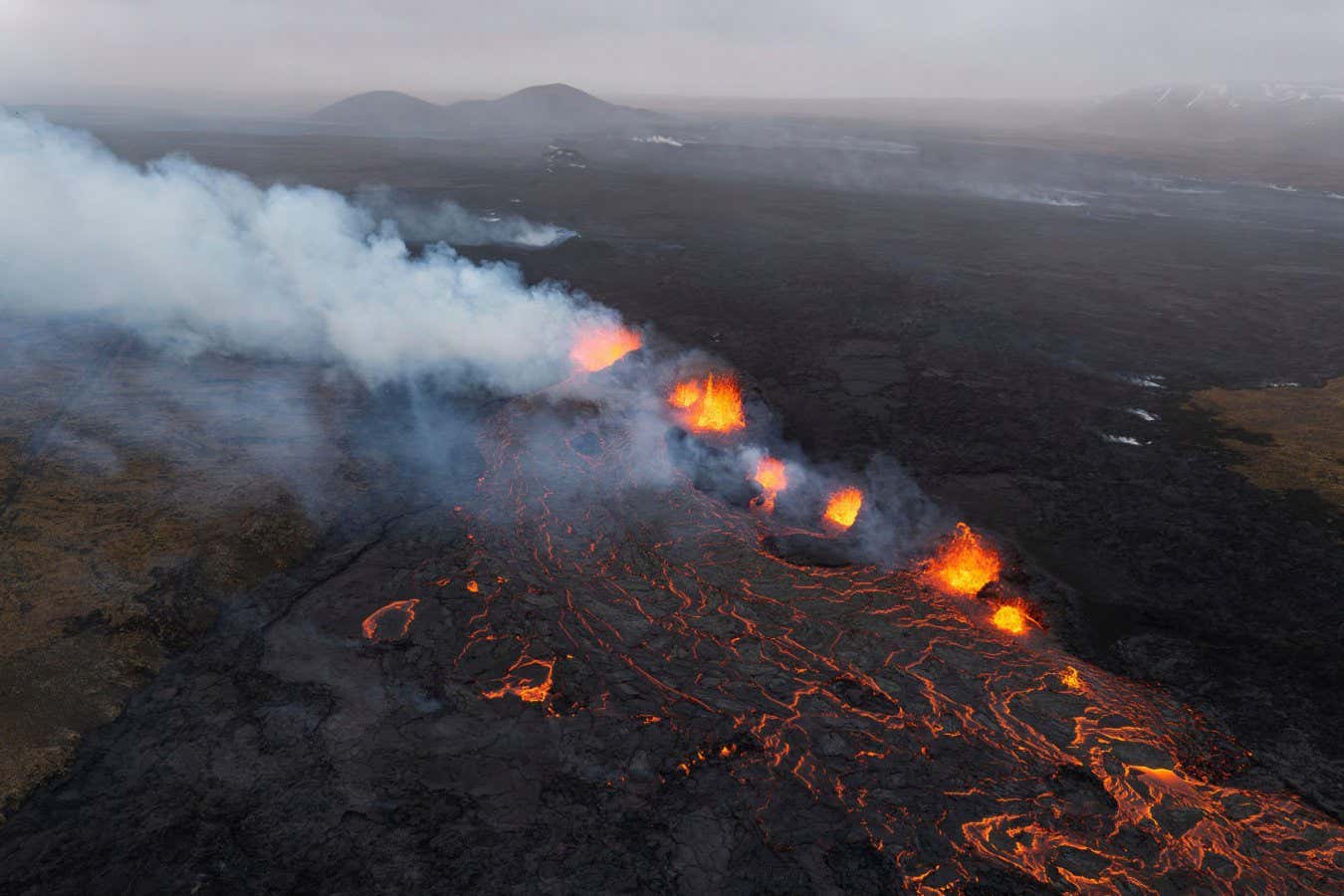 El dióxido de azufre de la erupción del volcán islandés ha llegado al Reino Unido