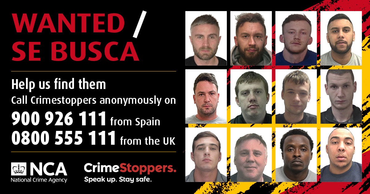 Presione para encontrar a los británicos más buscados en España ⋆ Madrid Metropolitan