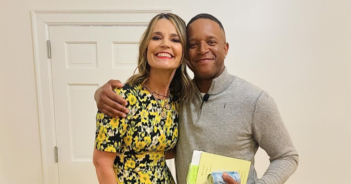 Craig Melvin de hoy apoya el libro de Savannah Guthrie
