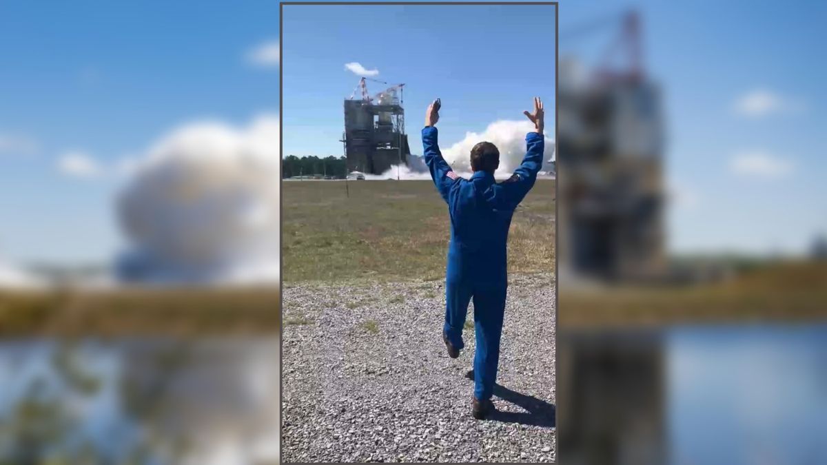 Los astronautas de la luna Artemis 2 celebran la prueba del motor para futuras misiones lunares (vídeo)