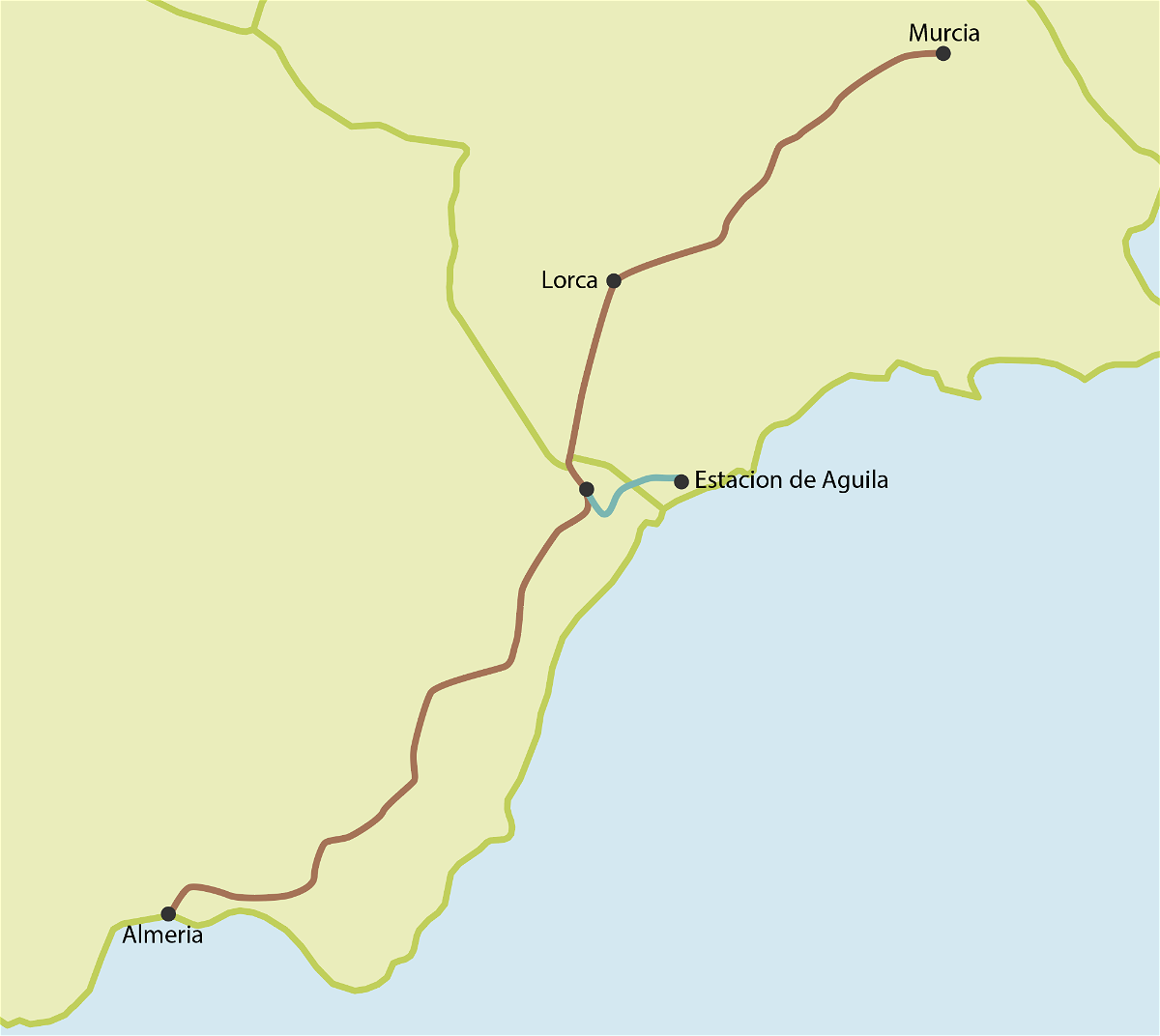 Almería es la última fase de la línea del tren de alta velocidad « Euro Weekly News