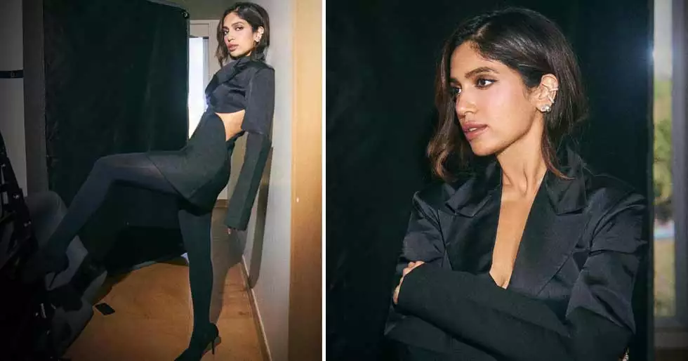 Bhumi Pednekar irradia vibraciones de jefe con un look completamente negro.  Ver fotos:
