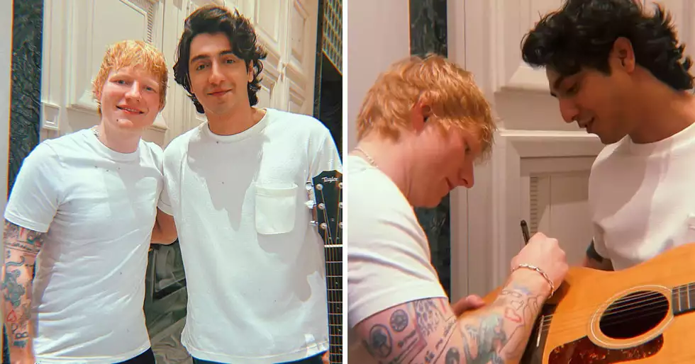 Ed Sheeran pasa tiempo con el primo de Ananya Panday, Ahaan Panday, y le ‘Bless-Ed’ antes de su debut