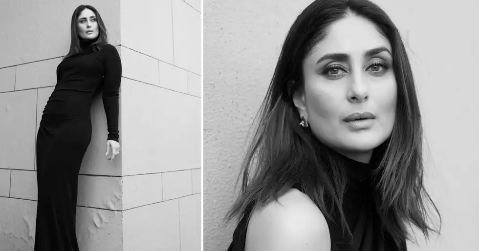 Kareena Kapoor Khan deslumbra con un vestido ajustado negro.  Ver fotos: