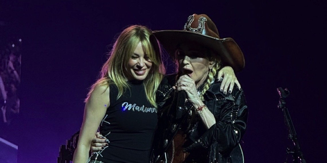 Madonna y Kylie Minogue actúan juntas durante la gira de celebración por primera vez – VER – Socialite Life