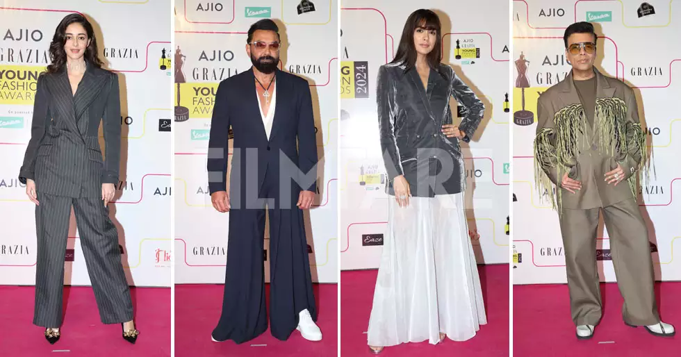 Momentos de la moda de la alfombra rosa de los AJIO Grazia Young Fashion Awards 2024
