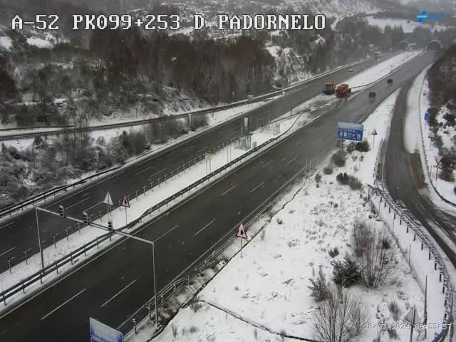 Nieve, viento y lluvia para el Viernes Santo