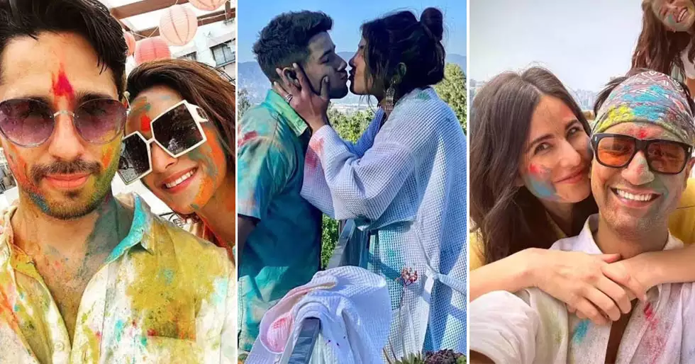 Especial de Holi: recuerdo de cuando Nick-Priyanka, Sid-Kiara y otros compartieron fotos de Holi