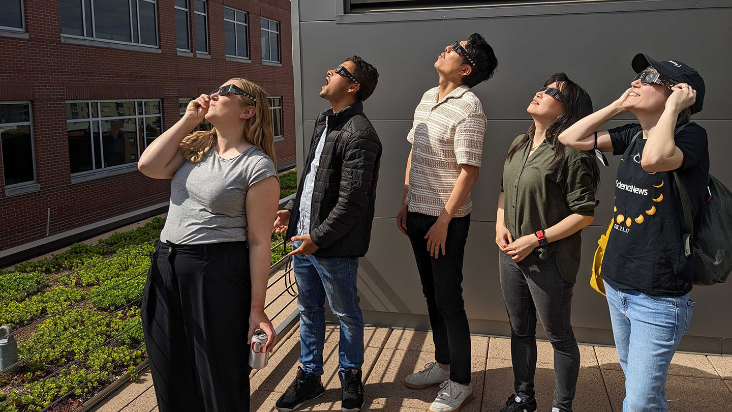 Lo que Science News vio durante el eclipse solar