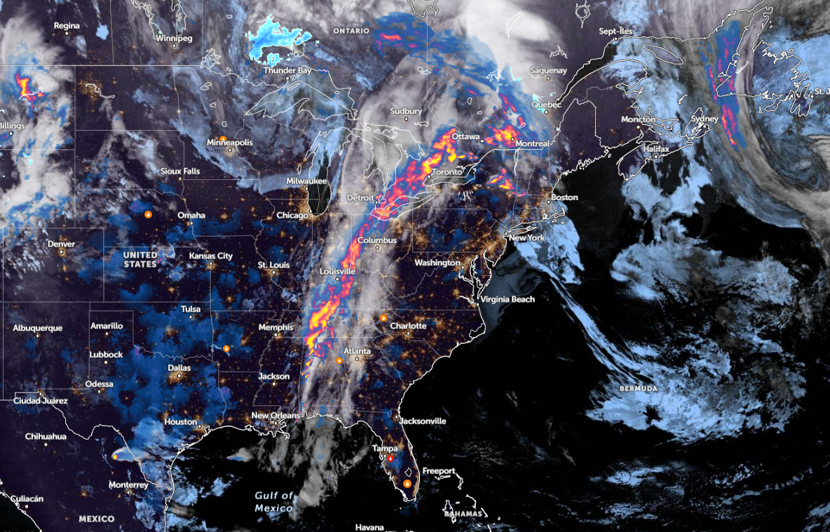 Pronóstico del tiempo en el noreste: tormentas localmente severas y lluvias torrenciales probables esta semana