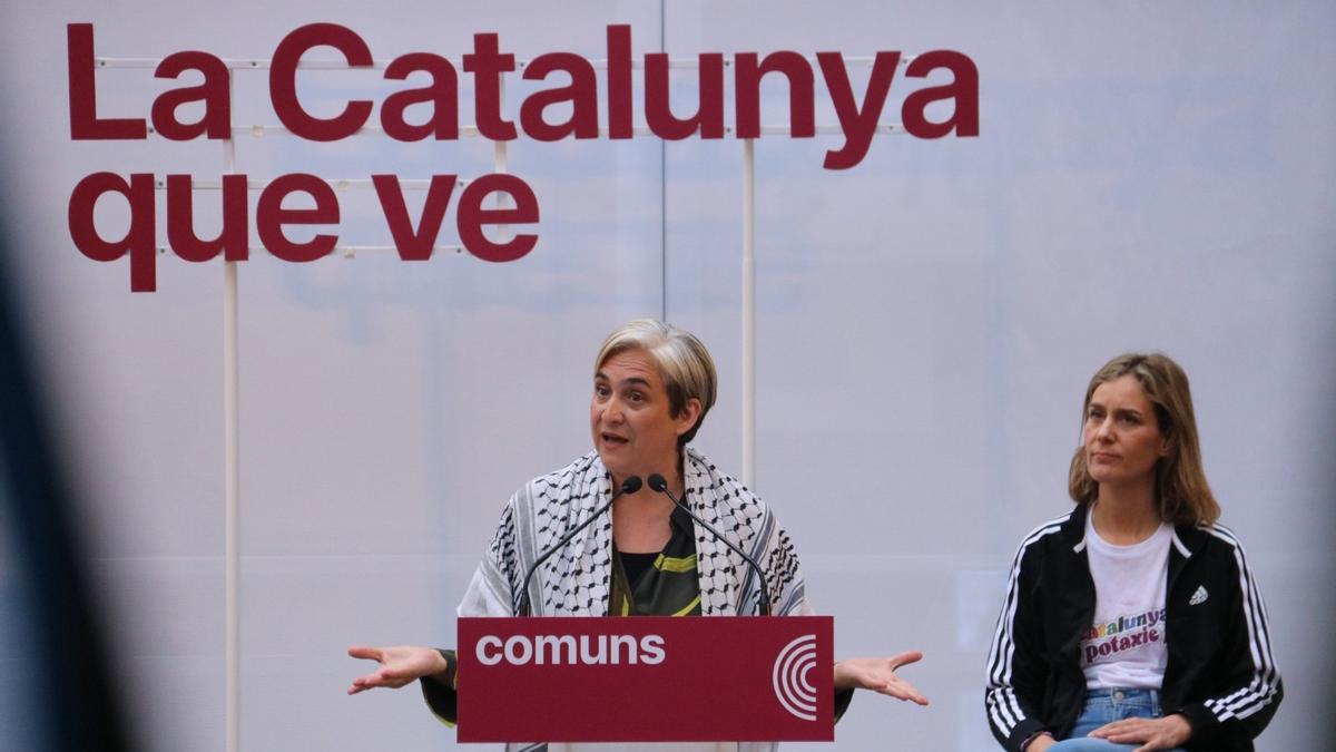 ELECCIONES CATALUNYA ADA COLAU |  Colau critica que el ‘lawfare’ contra la izquierda ha sido “tolerado” por el PSOE y le pide “cuidar las aliadas”