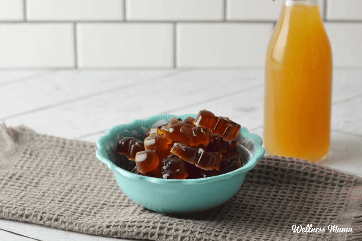 Receta de gomitas de vinagre de sidra de manzana