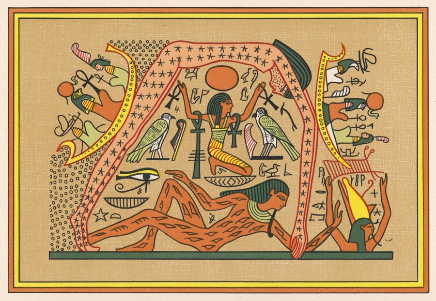 La Vía Láctea iluminó a la diosa del cielo del Antiguo Egipto