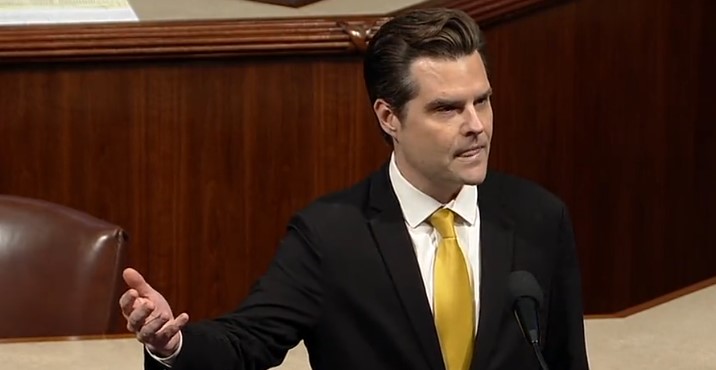 El deprimido Matt Gaetz dice que el Partido Republicano se rindió y aprobará la ayuda a Ucrania