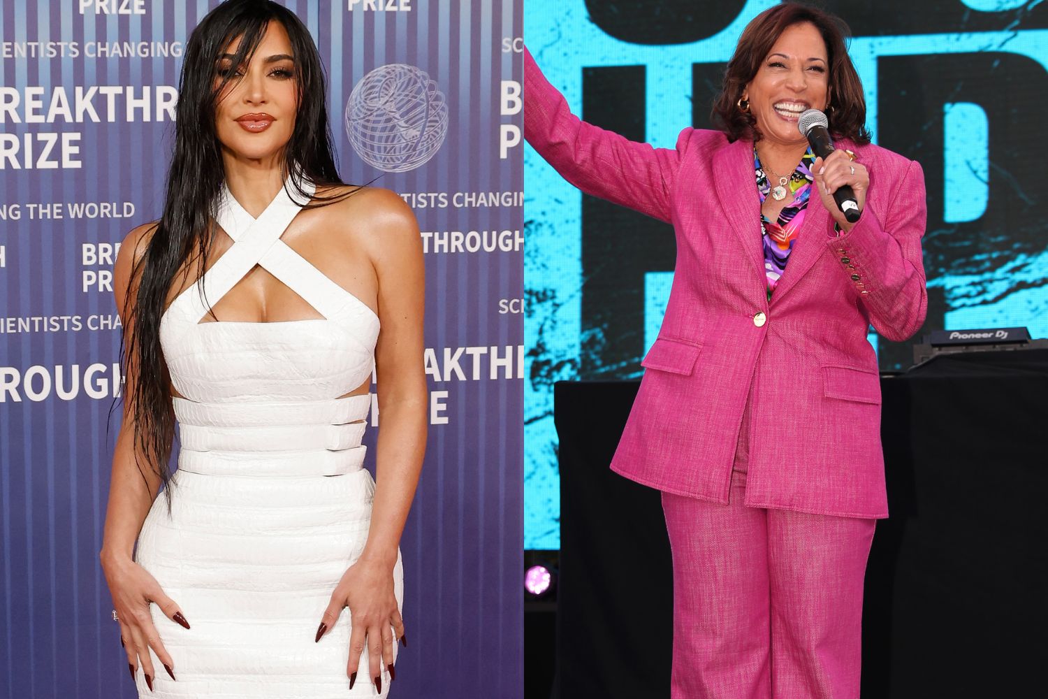 Kim Kardashian se reúne con Kamala Harris en la Casa Blanca