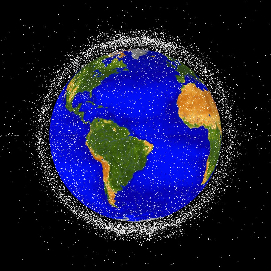La órbita terrestre baja se enfrenta a una creciente amenaza de escombros