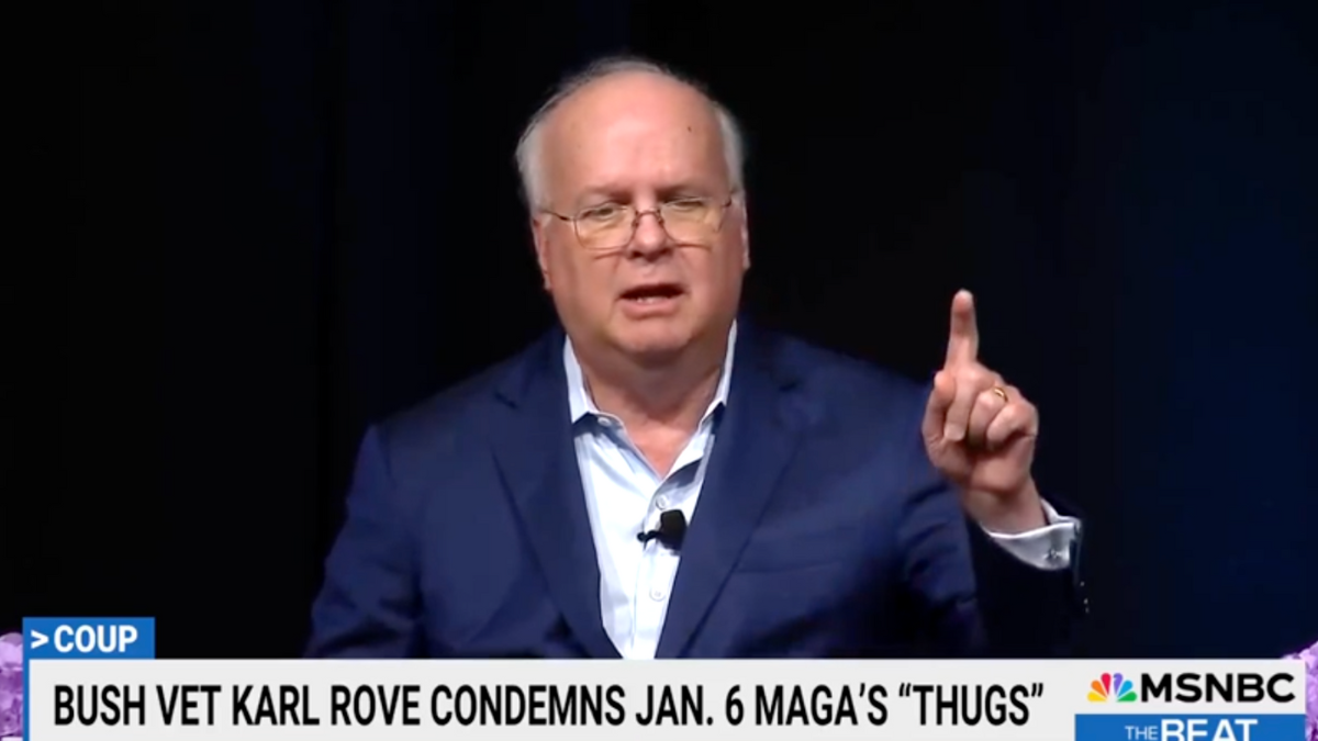 Karl Rove quiere que todos los ‘Hijos de puta’ del 6 de enero sean perseguidos y encarcelados