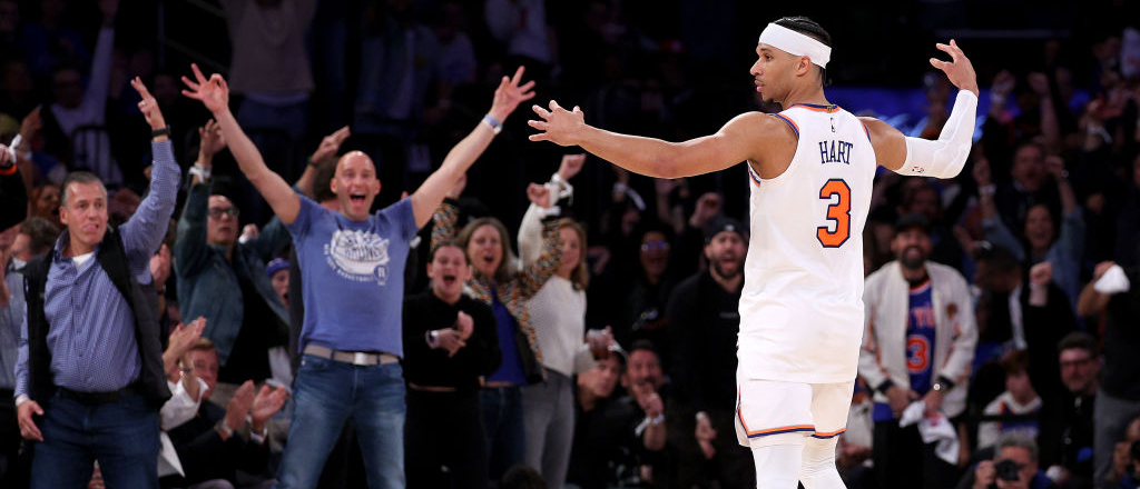 Los Knicks ganaron el primer juego a los Sixers detrás de una actuación dominante en el cristal
