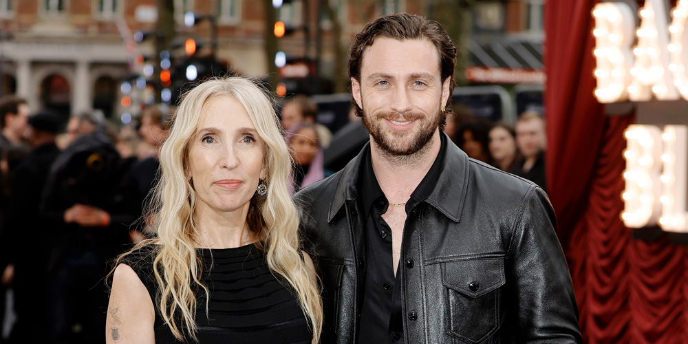 Aaron Taylor Johnson apoya a su esposa Sam en el estreno mundial de ‘Back to Black’