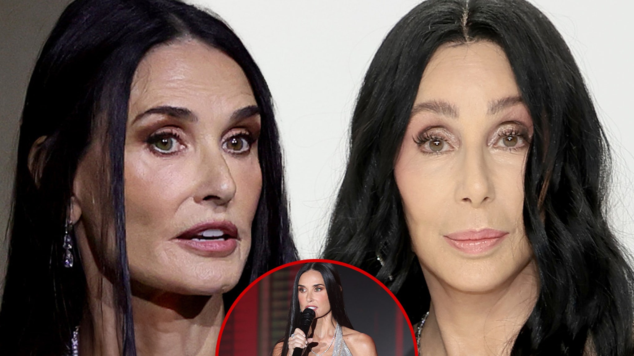 Demi Moore maldice al público durante el tributo a Cher en la gala de Cannes