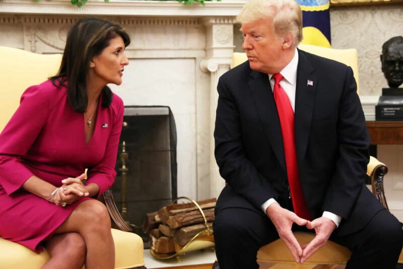 Los republicanos del Congreso despistados quieren que Trump elija a Nikki Haley como vicepresidenta