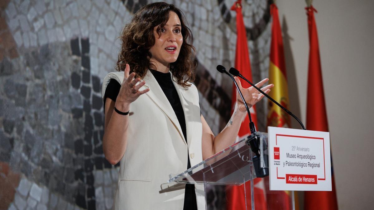 Ayuso ataca a Díaz: “Lo grave es que la vicepresidenta del Gobierno llame al exterminio del Estado de Israel”