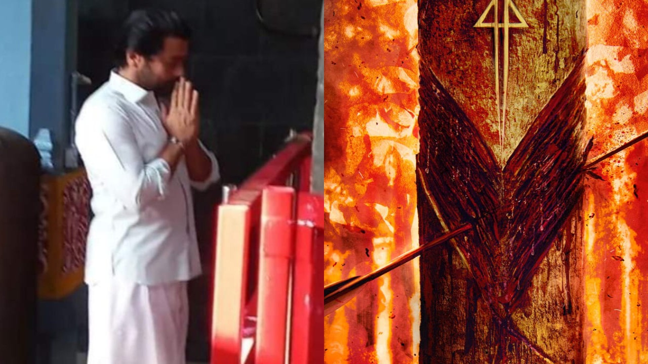 FOTO: Suriya hace una parada en la sien con un estilo tradicional antes de iniciar la sesión de Suriya 44 con Karthik Subbaraj