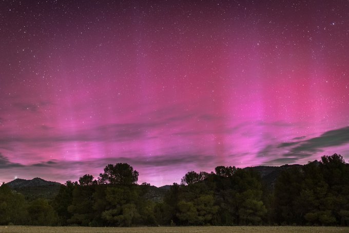 Aurora boreal avistada en Murcia « Euro Weekly News