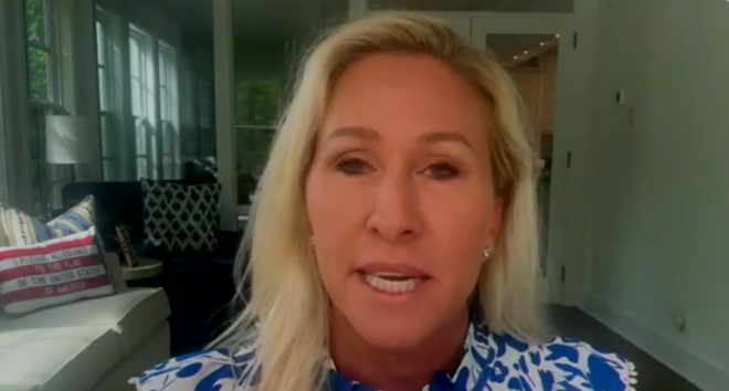 Marjorie Taylor Greene dijo en voz alta la parte tranquila sobre Trump y los republicanos de la Cámara de Representantes