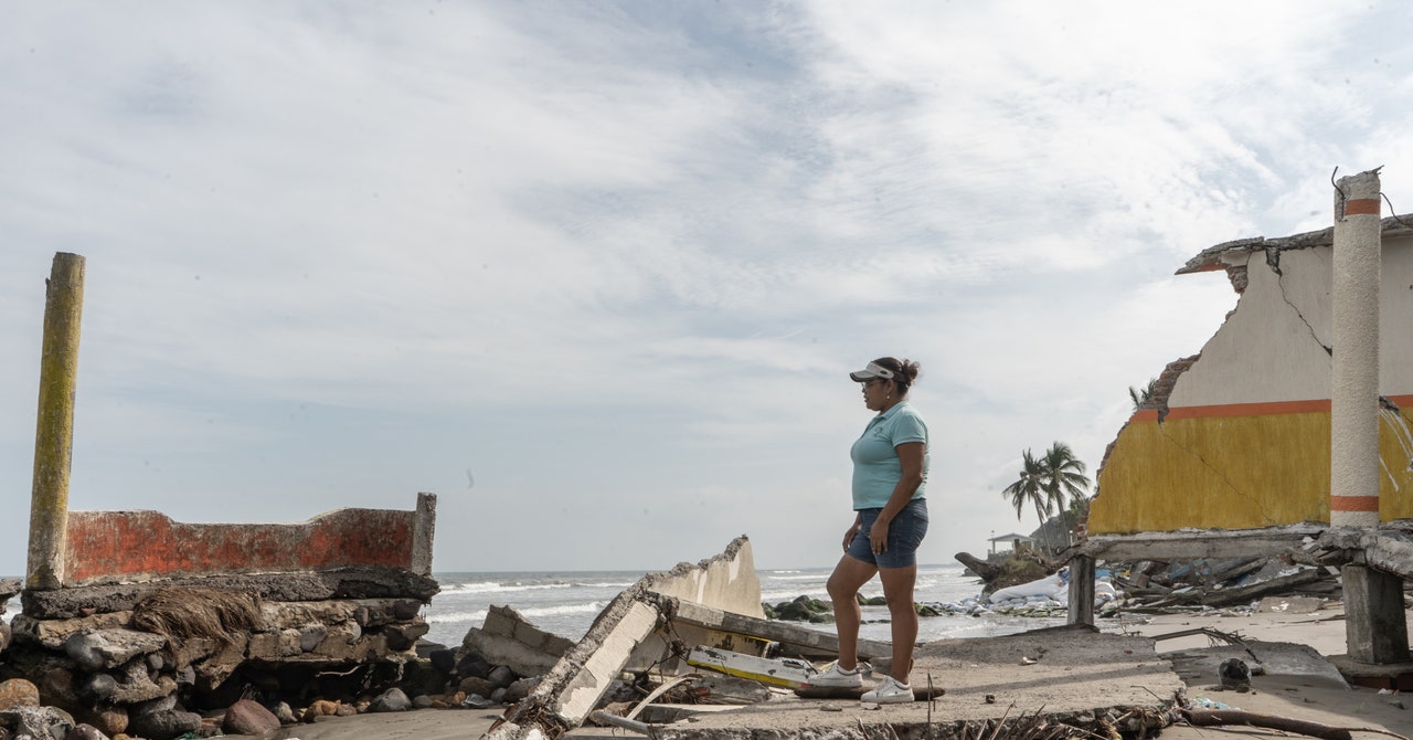 El mar se está tragando este pueblo mexicano