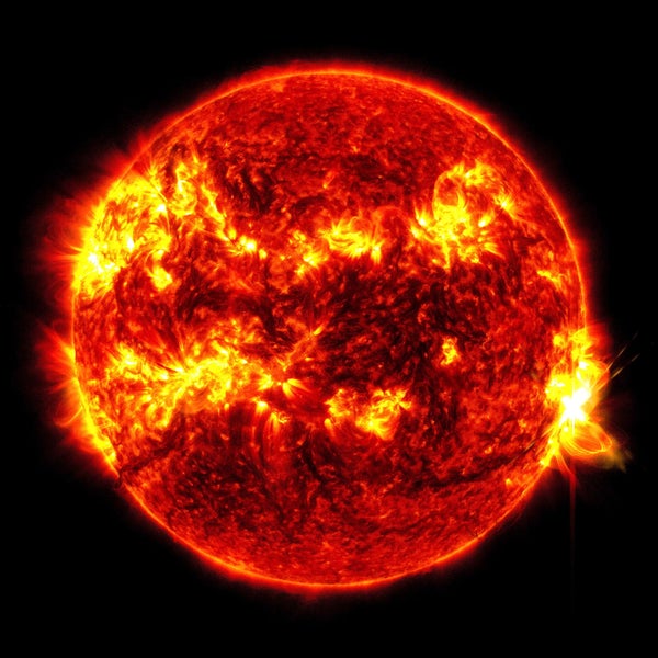 El Sol entra en erupción con la llamarada más grande de este ciclo solar, pero es poco probable que le sigan auroras