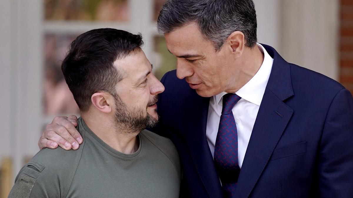Directo |  Sánchez y Zelenski se comparan en la Moncloa