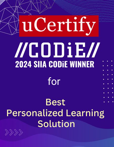 uCertify reconocido por SIIA como la mejor solución de aprendizaje personalizado