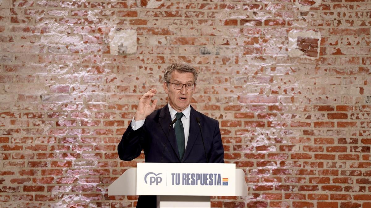 Feijóo: “Lo que ha hecho Milei es más o menos lo que ha venido haciendo Sánchez contra mí o contra Ayuso”