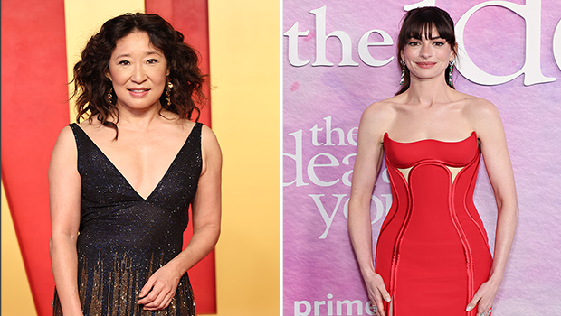 Sandra Oh recrea la escena del teléfono de ‘Princess Diaries’ con Anne Hathaway – Hollywood Life