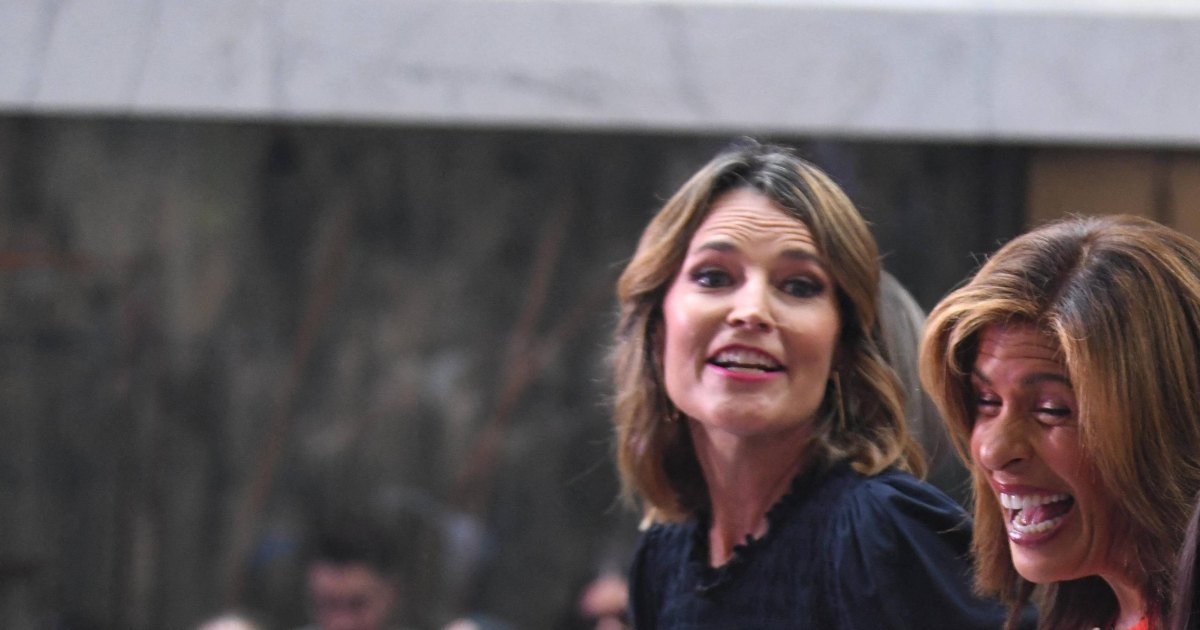 Savannah Guthrie pierde un diente durante una noche de fiesta con Today Costars